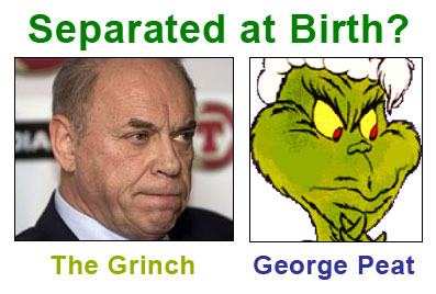 The Grinch and George Peat, Scottish Football Association (SFA) president: Separated at Birth?