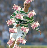 Kenny Miller at Celtic could not score in a whore house with &pound;100 notes glued to his body, but his career at Rangers was a different story.