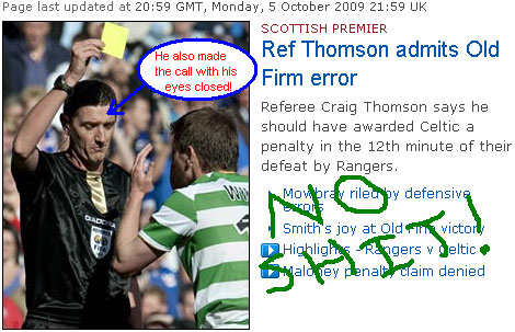 Image result for craig thomson referee