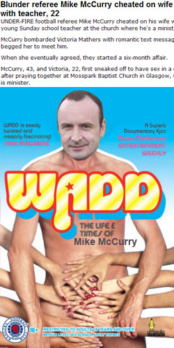 Referee & minister Mike McCurry cheats on wife with sunday school teacher
